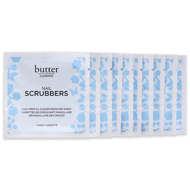 Nail Scrubbers by Butter London for Women - 10 Pc Wipes, NA, alternate image number null