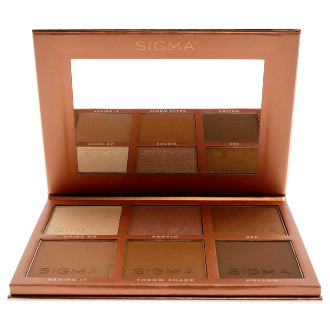 Sculpt Highlight Plus Contour Palette by SIGMA for Women - 0.98 oz Makeup, , alternate image number null