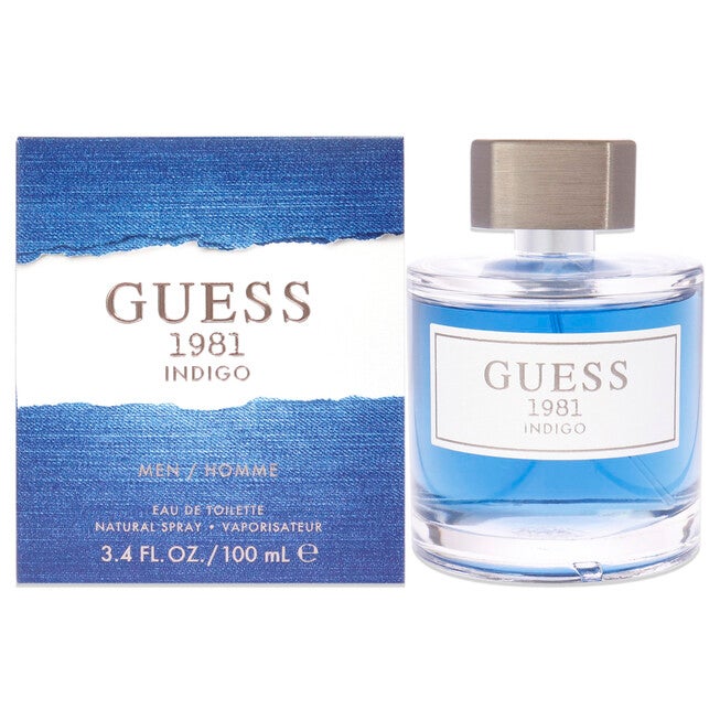 Guess 1981 Indigo by Guess for Men - 3.4 oz EDT Spray, NA, hi-res image number null