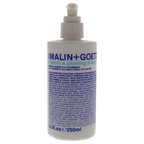 Vitamin E Shaving Cream by Malin + Goetz for Men - 8.5 oz Shaving Cream, NA, hi-res image number null