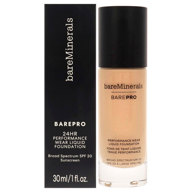 Barepro Performance Wear Liquid Foundation SPF 20 - 10 Cool Beige by bareMinerals for Women - 1 oz Foundation, NA, hi-res image number null