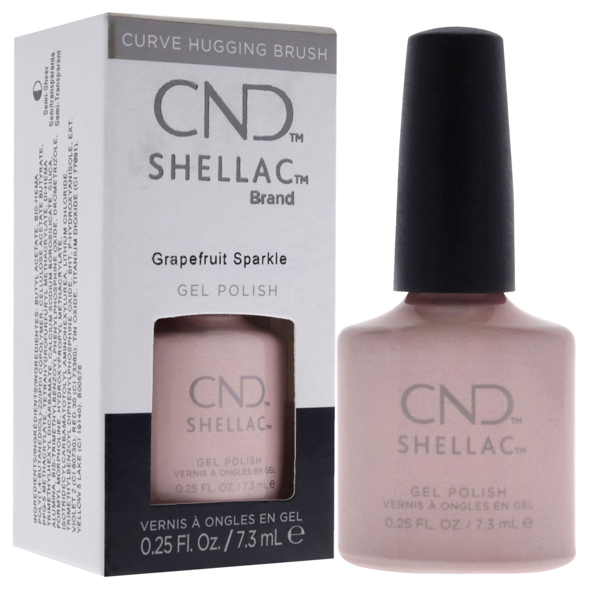 Shellac Nail Color - Grapefruitsparkle by CND for Women - 0.25 oz Nail Polish, See Description, alternate image number 1