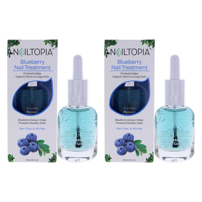 Nail Treatment - Blueberry by Nailtopia for Women - 0.41 oz Nail Treatment - Pack of 2, NA, hi-res image number null