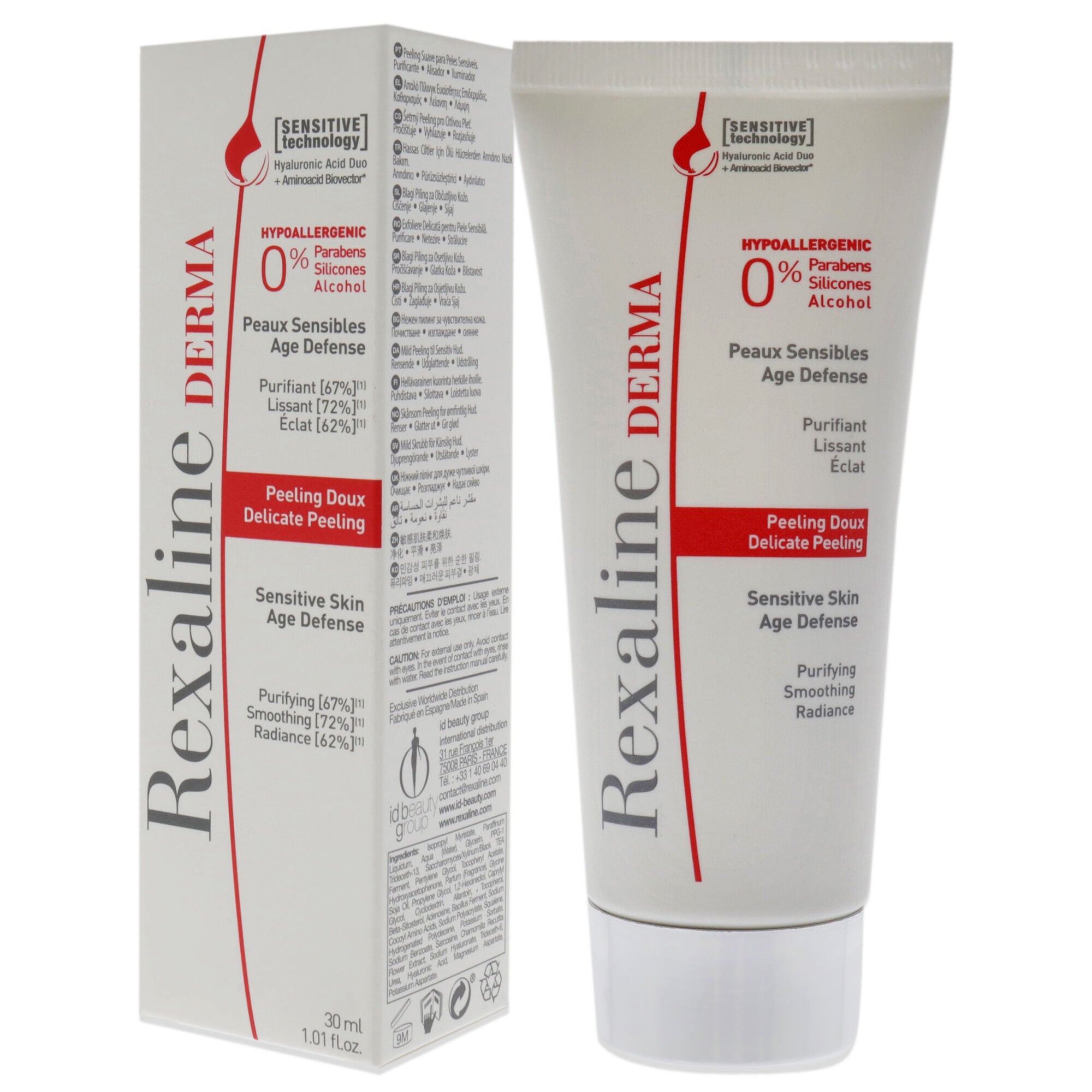 Derma Delicate Peeling by Rexaline for Unisex - 1.01 oz Exfoliator, , alternate image number 8