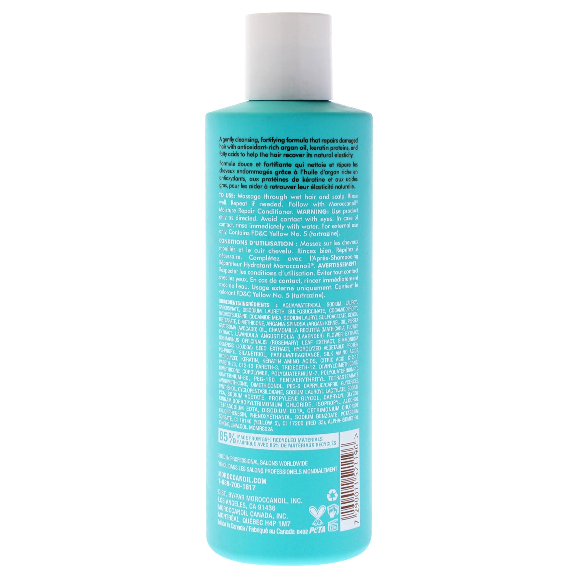 Moisture Repair Shampoo by MoroccanOil for Unisex - 8.5 oz Shampoo, See Description, alternate image number 2