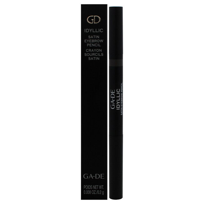 Idyllic Satin Eyebrow Pencil - 600 Grey Brown by GA-DE for Women - 0.008 oz Eyebrow Pencil, NA, hi-res image number null