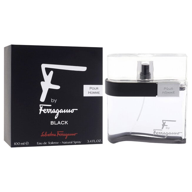 F Black by Salvatore Ferragamo for Men - 3.4 oz EDT Spray, NA, alternate image number null