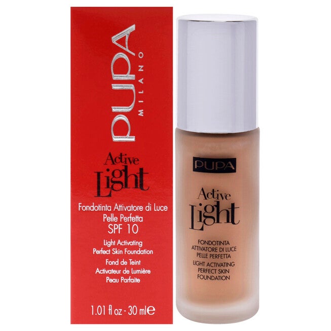 Active Light Perfect Skin Foundation SPF 10 - 050 Golden Beige by Pupa Milano for Women - 1.01 oz Foundation, NA, hi-res image number null