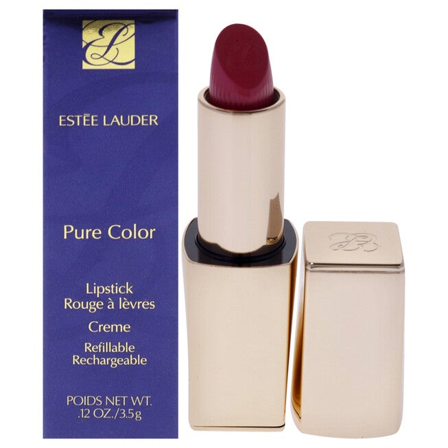 Pure Color Creme Lipstick - 220 Powerful by Estee Lauder for Women - 0.12 oz Lipstick (Refillable), NA, hi-res image number null