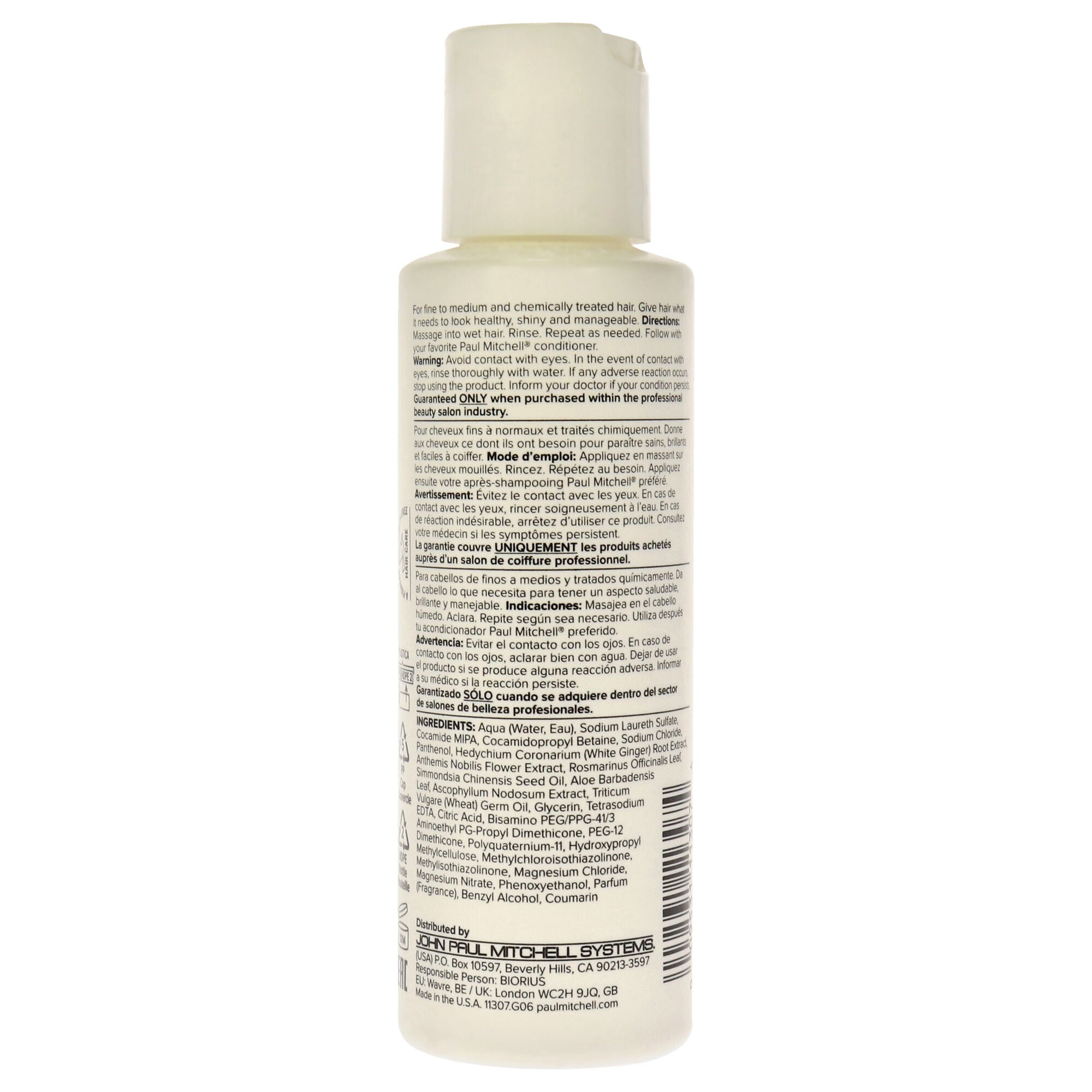 Shampoo One by Paul Mitchell for Unisex - 3.4 oz Shampoo, See Description, alternate image number 2