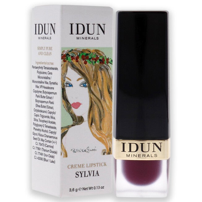Creme Lipstick - 206 Sylvia by Idun Minerals for Women - 0.13 oz Lipstick, , alternate image number null