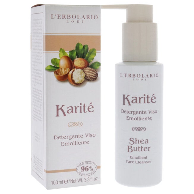 Shea Butter Emollient Face Cleanser by LErbolario for Unisex - 3.3 oz Cleanser, NA, alternate image number null