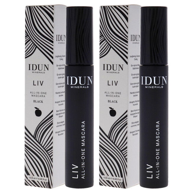 Liv All-in-one Mascara - 014 Black by Idun Minerals for Women - 0.42 oz Mascara - Pack of 2, , alternate image number null