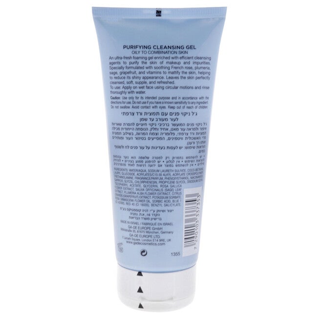 Purifying Cleansing Gel - Oily to Combination Skin by GA-DE for Women - 6.7 oz Cleanser, NA, alternate image number null