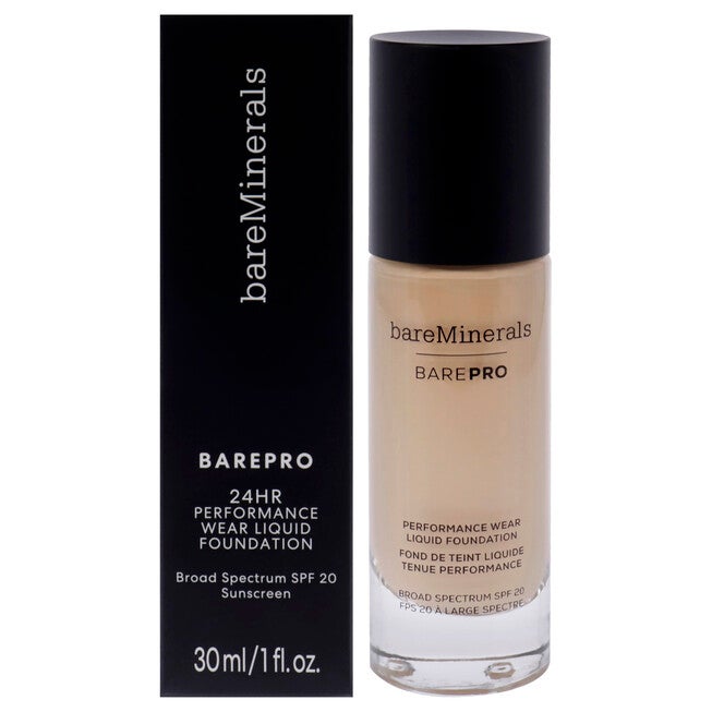 Barepro Performance Wear Liquid Foundation SPF 20 - 14 Silk by bareMinerals for Women - 1 oz Foundation, NA, hi-res image number null