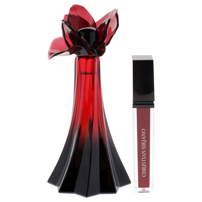 Ooh La Rouge Exclusif by Christian Siriano for Women - 2 Pc Gift Set 3.4oz EDP Spray, 0.21oz Lip Gloss - Red, NA, alternate image number null