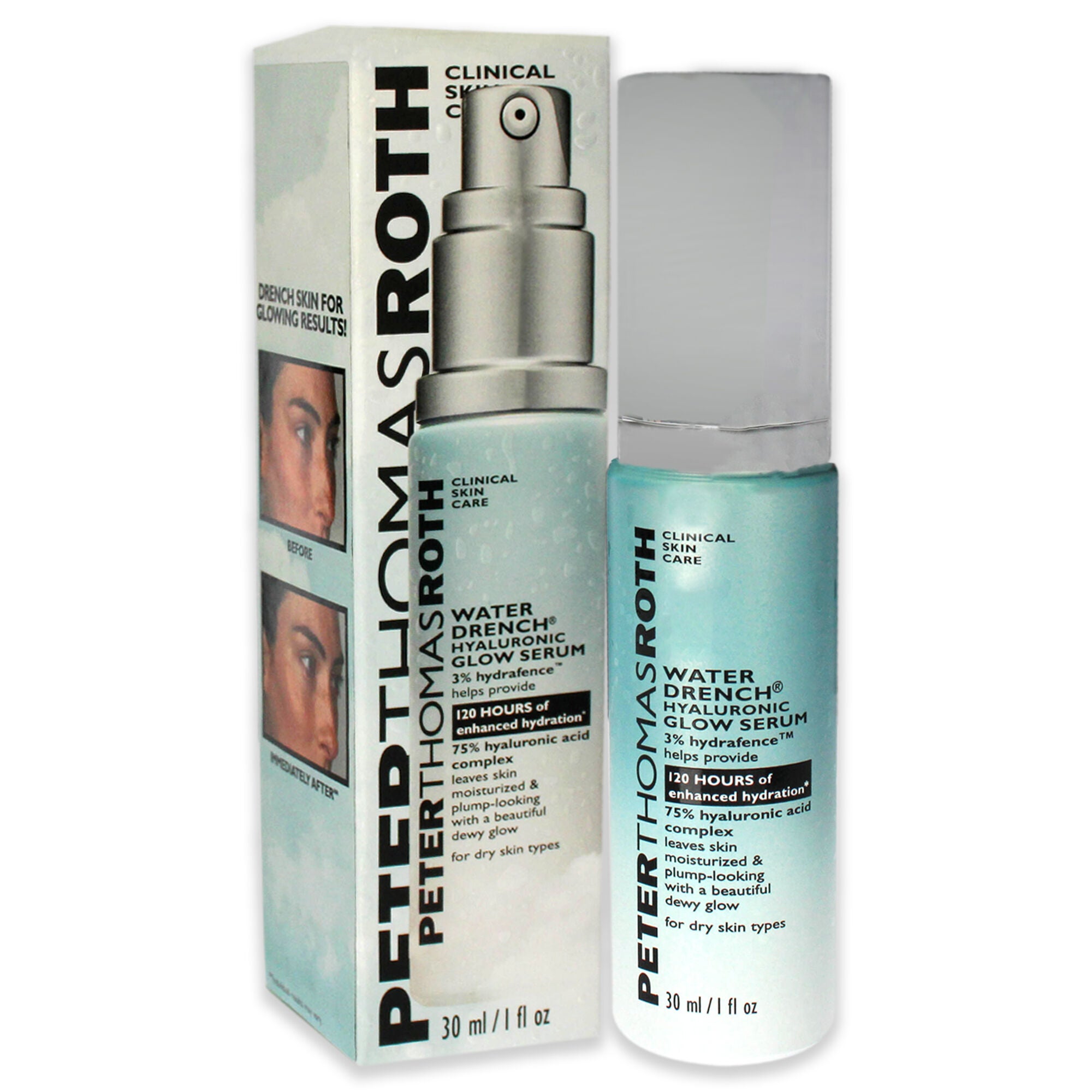 Water Drench Hyaluronic Glow Serum by Peter Thomas Roth for Unisex - 1 oz Serum, , alternate image number 6