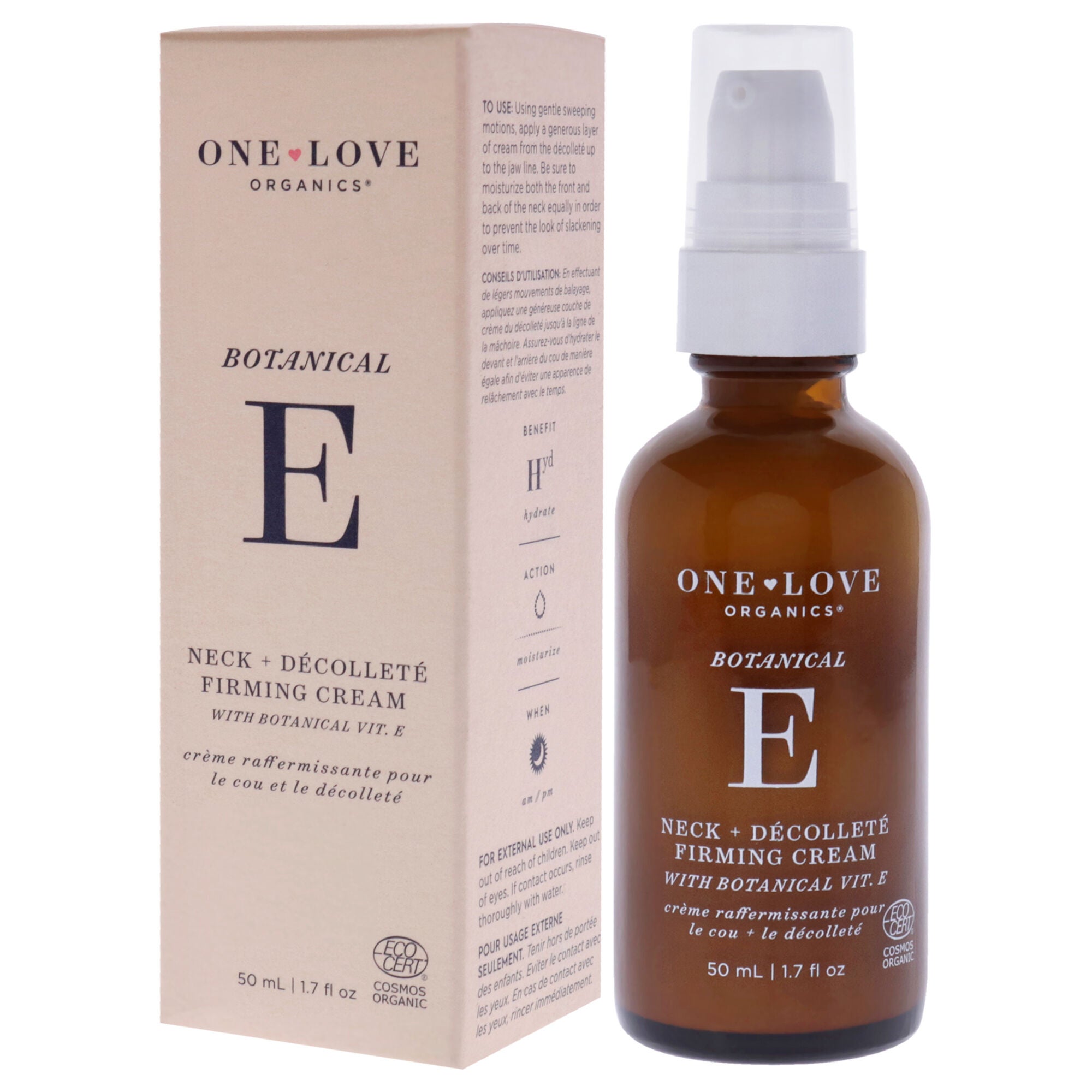 One Love Organics Botanical E Neck Plus Decollete Firming Cream by One Love Organics for Women - 1.7 oz Cream, , alternate image number 8