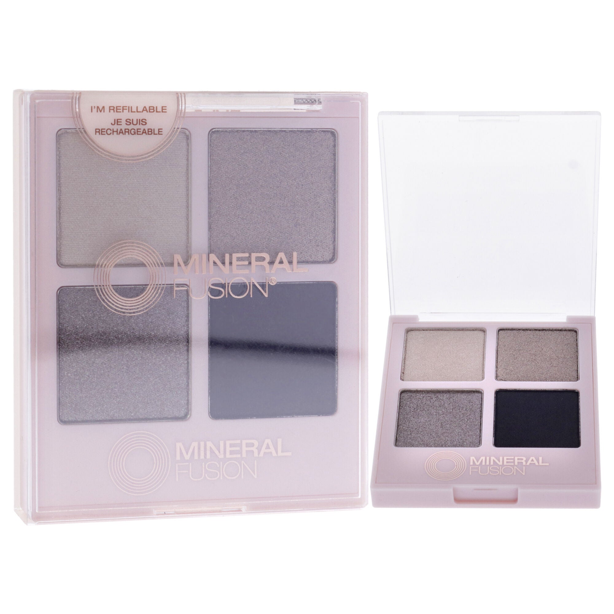 Eye Shadow Palette - Rock Show by Mineral Fusion for Women - 0.25 oz Eye Shadow (Refillable), See Description, alternate image number 1
