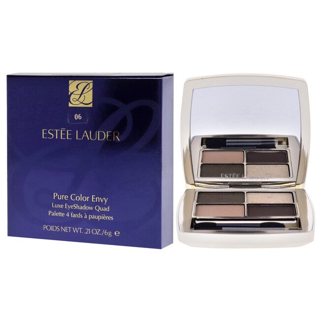Pure Color Envy Luxe Eyeshadow Quad - 06 Metal Moss by Estee Lauder for Women - 0.21 oz Eye Shadow, NA, alternate image number null