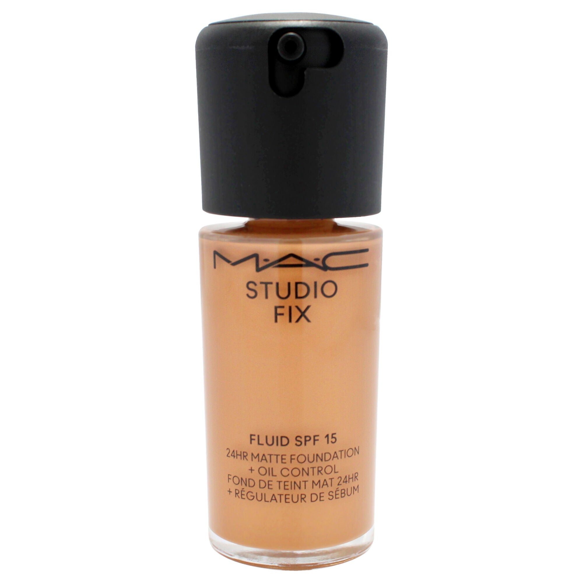 Studio Fix Fluid SPF 15 24Hr Matte Foundation Plus Oil Control - NW40 Toasted Beige with Rosy Undertones by MAC for Women - 1 oz Foundation, See Description, alternate image number 4