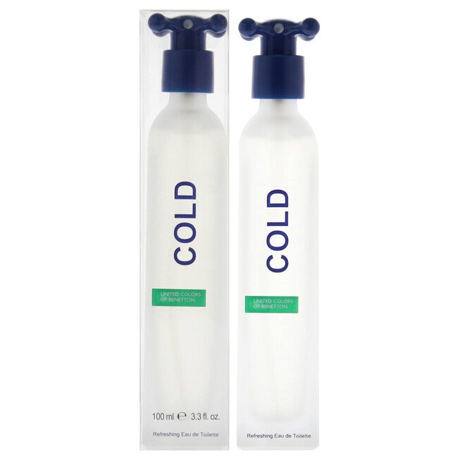 Cold by United Colors of Benetton for Men - 3.3 oz EDT Spray, See Description, hi-res image number 0