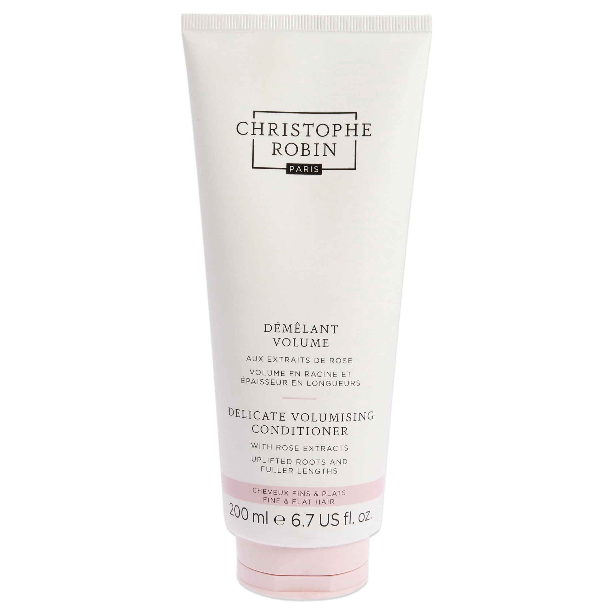 Delicate Volumizing Conditioner with Rose Extracts by Christophe Robin for Unisex - 6.7 oz Conditioner, See Description, hi-res image number 0