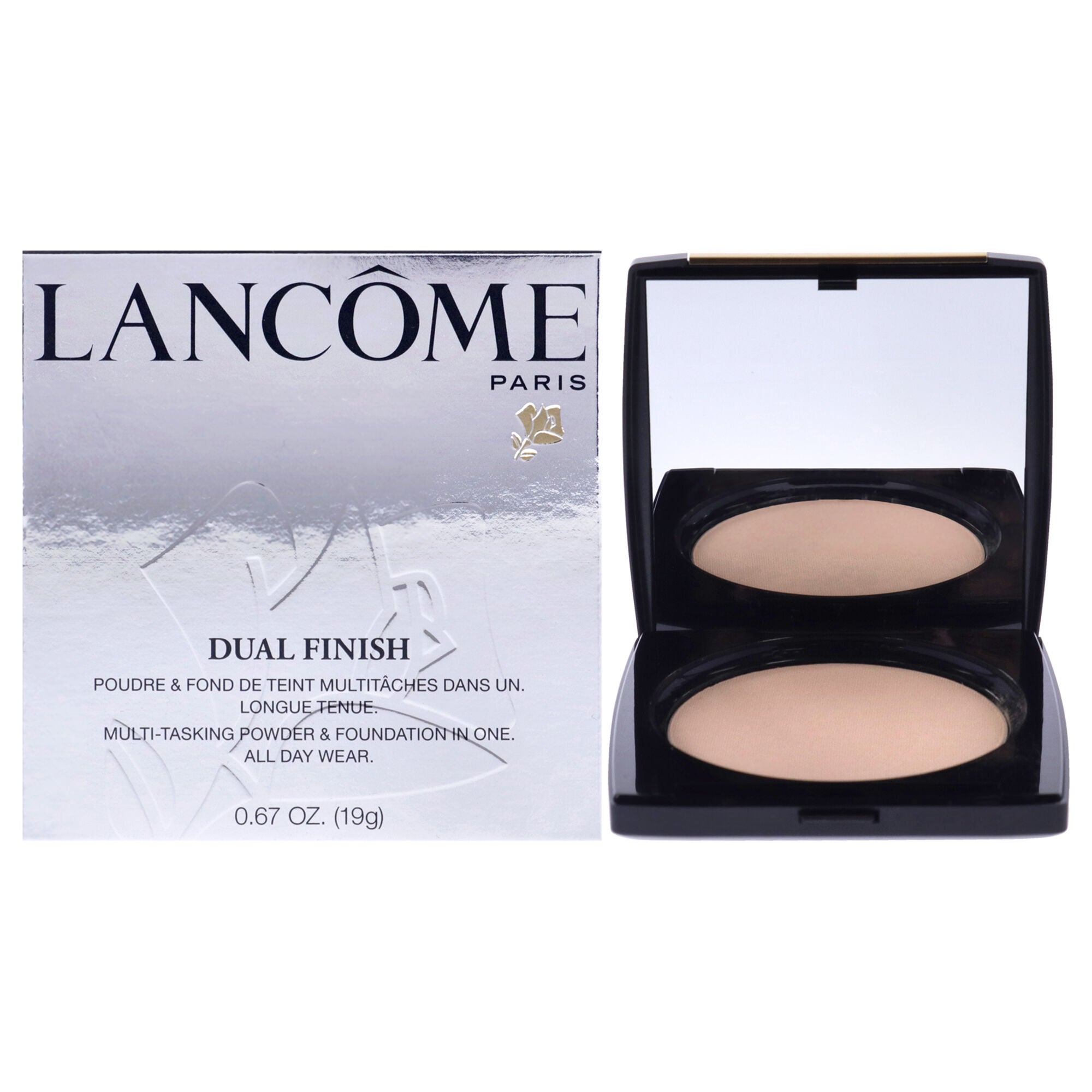Dual Finish Versatile Powder Makeup - Matte Porcelaine DIvoire I by Lancome for Women - 0.67 oz Powder, See Description, hi-res image number 0