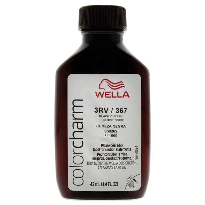 Color Charm Permanent Liquid Hair Color - 367 3RV Black Cherry by Wella for Unisex - 1.42 oz Hair Color, NA, alternate image number null