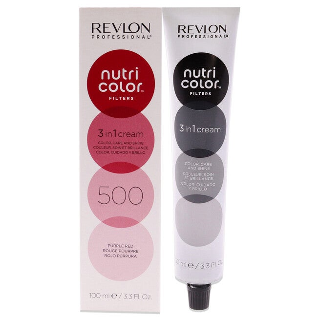 Nutri Color Cream - 500 Purple Red by Revlon for Unisex - 3.3 oz Hair Color, NA, hi-res image number null