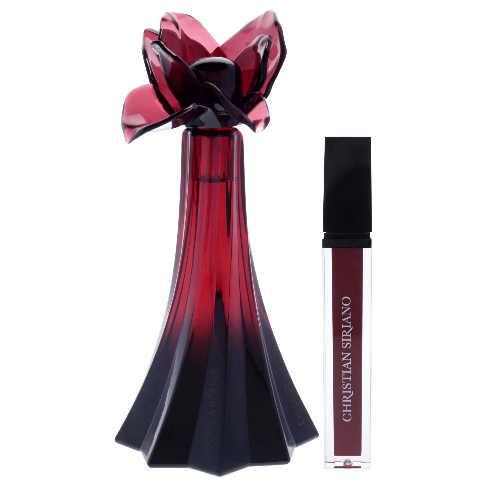 Ooh La Rouge Exclusif by Christian Siriano for Women - 2 Pc Gift Set 3.4oz EDP Spray, 0.21oz Lip Gloss - Red, See Description, alternate image number 4