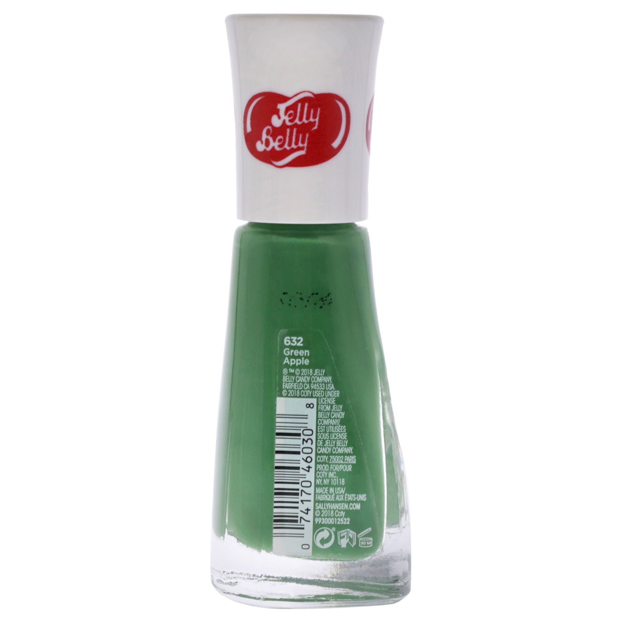 Insta-Dri Jelly Belly Nail Color - 632 Green Apple by Sally Hansen for Women - 0.31 oz Nail Polish, See Description, alternate image number 1