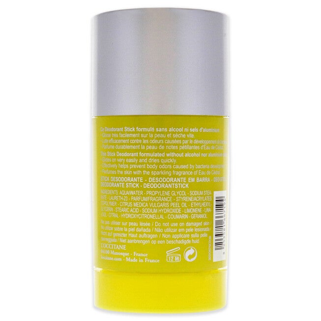 Cedrat Stick Deodorant by LOccitane for Men - 2.6 oz Deodorant Stick, NA, alternate image number null