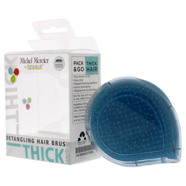 Detangling Brush Thick Hair - Blue-White by Michel Mercier for Unisex - 1 Pc Hair Brush, NA, alternate image number null