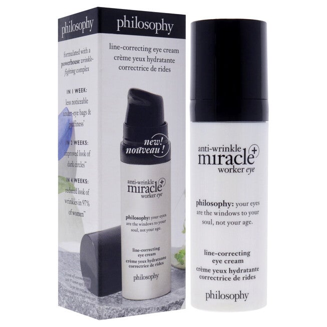 Anti-Wrinkle Miracle Worker Eye Plus by Philosophy for Unisex - 0.5 oz Cream, NA, alternate image number null