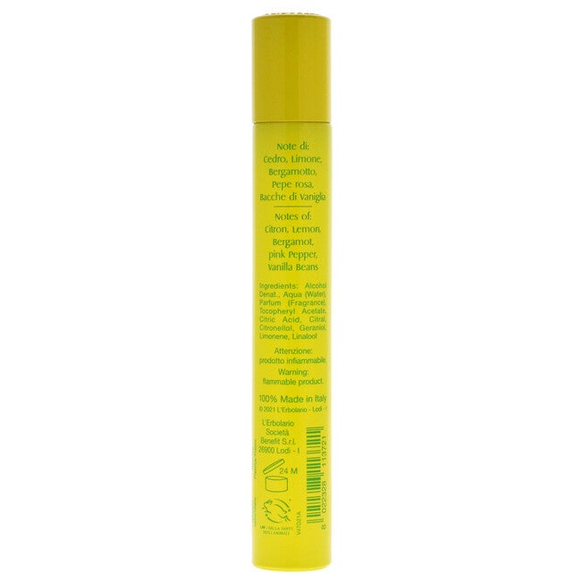 Perfume - Calabrian Citron by LErbolario for Unisex - 0.5 oz Perfume Spray (Mini), NA, alternate image number null