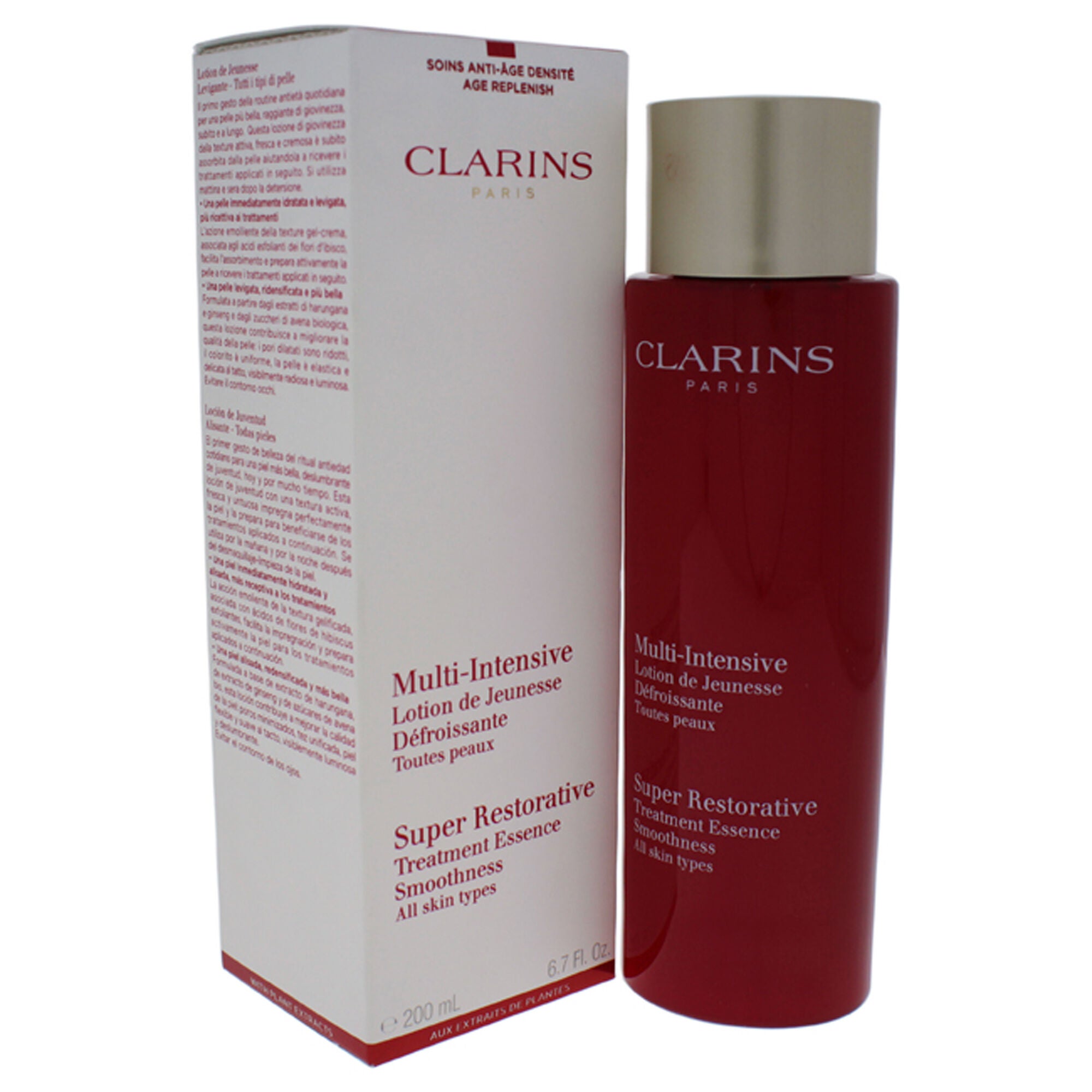 Super Restorative Smoothing Treatment Essence by Clarins for Unisex - 6.7 oz Treatment, , alternate image number 5