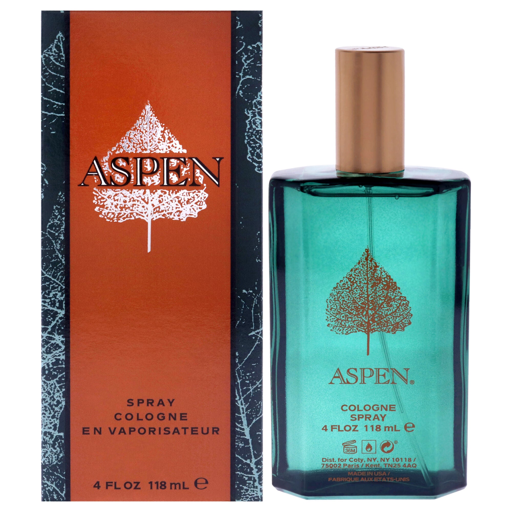 Aspen by Coty for Men - 4 oz EDC Spray, See Description, hi-res image number 0