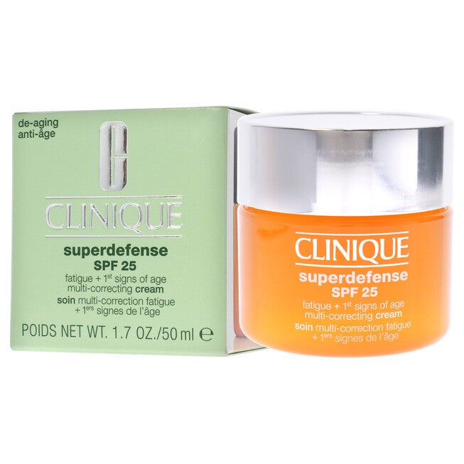 Superdefense Multi-Correcting Cream SPF 25 - Type I-II by Clinique for Unisex - 1.7 oz Cream, NA, alternate image number null