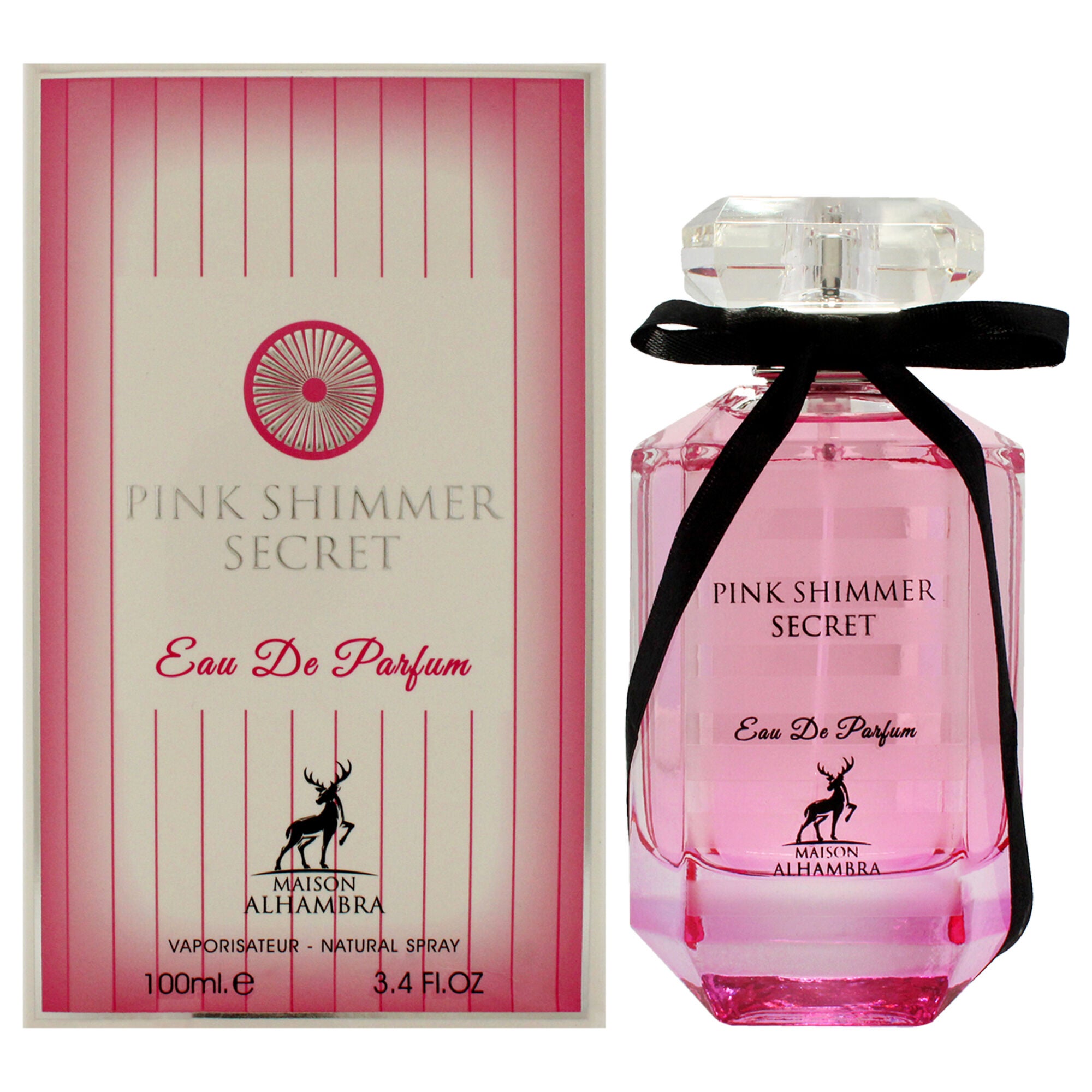 Pink Shimmer Secret by Maison Alhambra for Women - 3.4 oz EDP Spray, See Description, hi-res image number 0