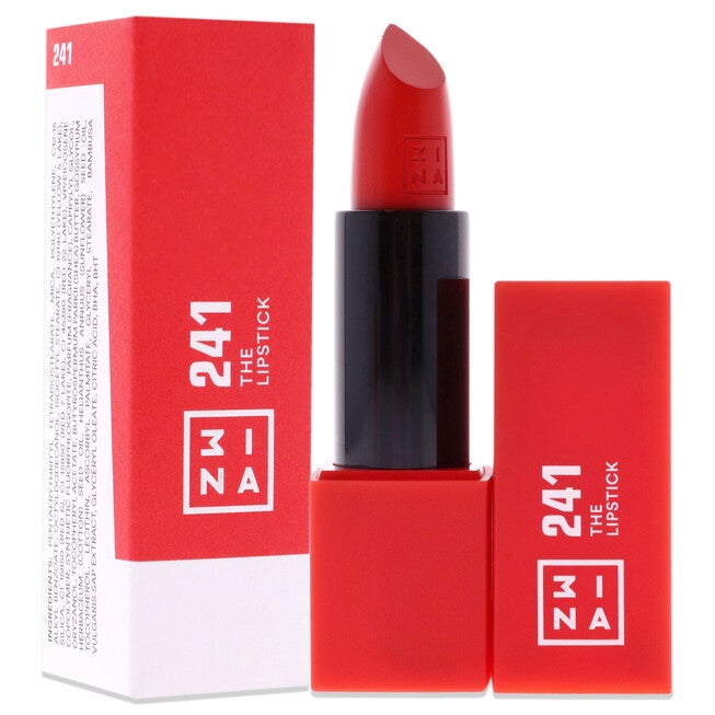The Lipstick - 241 Matte Coral Red by 3INA for Women - 0.16 oz Lipstick, , alternate image number null