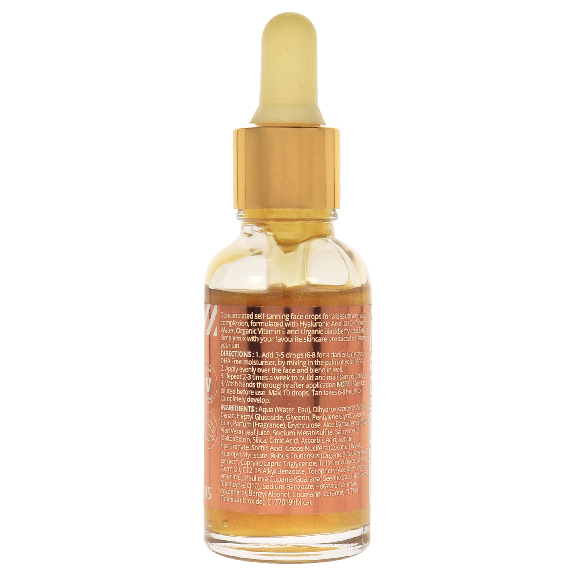 Tan and Tone Face Tanning Wonder Drops by Skinny Tan for Women - 1 oz Serum, , alternate image number 3