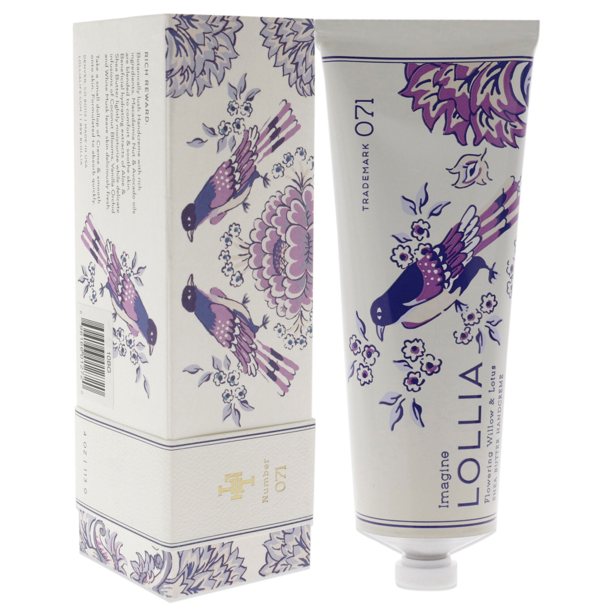 Imagine Shea Butter Handcream by Lollia for Unisex - 4 oz Cream, See Description, alternate image number 2