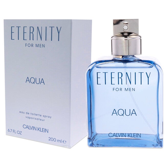 Eternity Aqua by Calvin Klein for Men - 6.7 oz EDT Spray, , alternate image number null