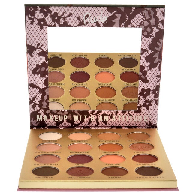 Lingerie Collection 16 Matte Eyeshadow Palette - Romantic Nights by Rude Cosmetics for Women - 0.53 oz Eye Shadow, , alternate image number null