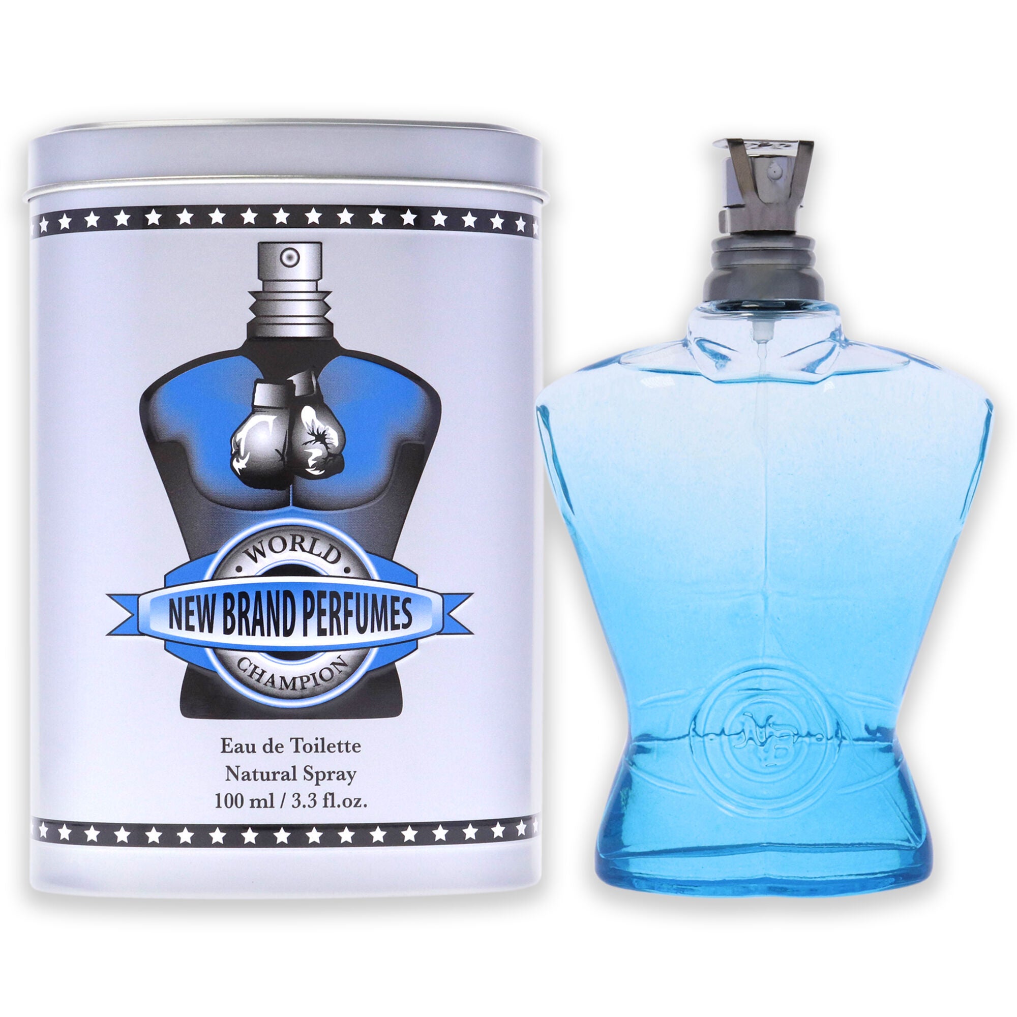 World Champion Blue by New Brand for Men - 3.3 oz EDT Spray, See Description, hi-res image number 0