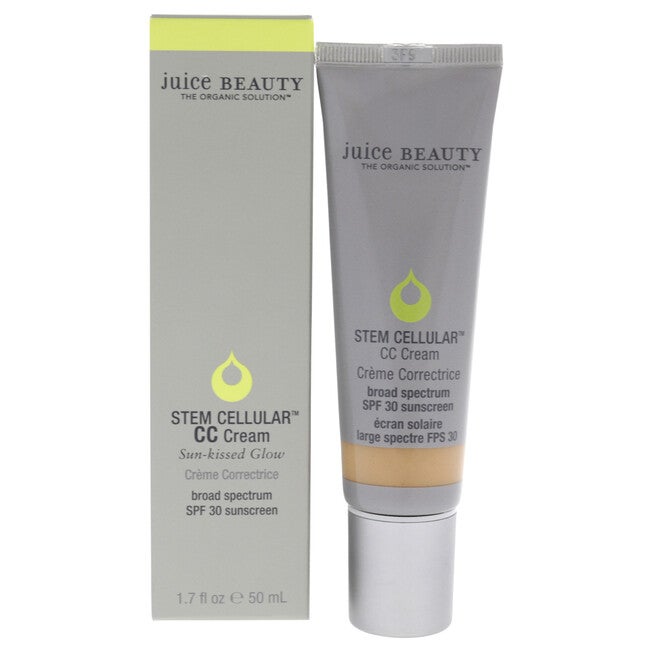 Stem Cellular CC Cream SPF 30 - Sun-Kissed Glow by Juice Beauty for Women - 1.7 oz Sunscreen, NA, hi-res image number null