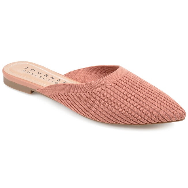 Women's Medium and Wide Width Aniee Mule Flats, Clay, hi-res image number null