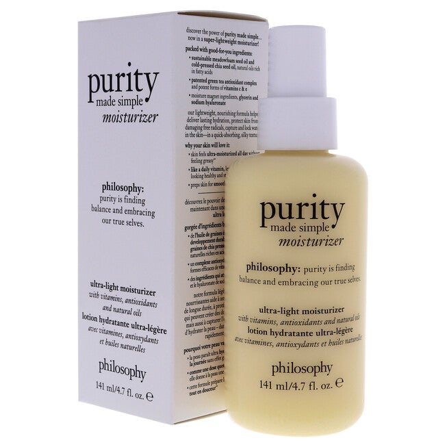 Purity Made Simple Ultra Light Moisturizer by Philosophy for Women - 4.7 oz Moisturizer, , alternate image number null