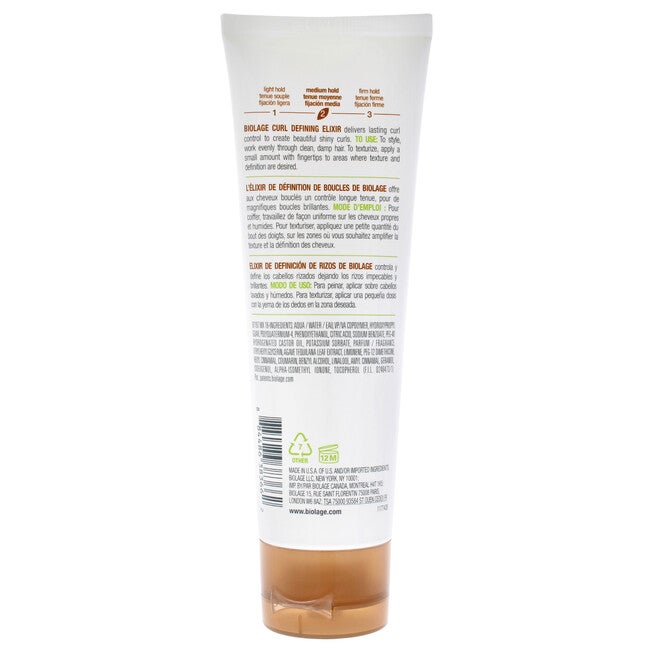 Biolage Curl Defining Elixir by Matrix for Unisex - 4.2 oz Gel, See Description, alternate image number 2